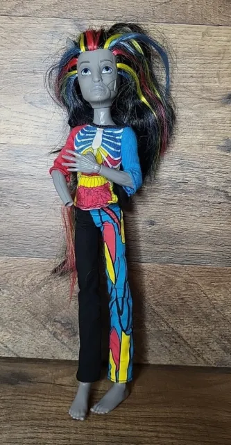 MONSTER HIGH BOY Doll Neighthan Rot Freaky Fusion Unicorn Hybrid & Brush  EUR 20,36 - PicClick FR