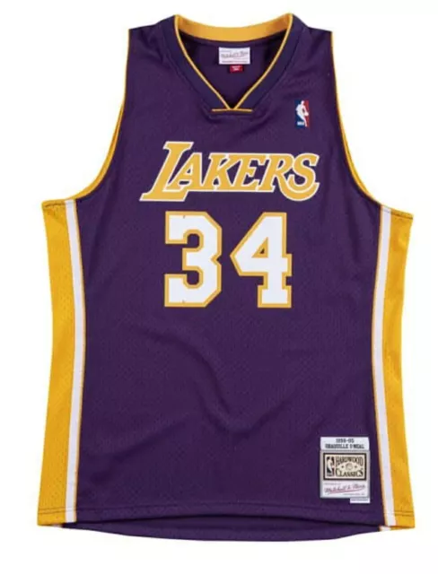 BAPE x Mitchell & Ness Lakers ABC Basketball Swingman Jersey Purple (FW19)