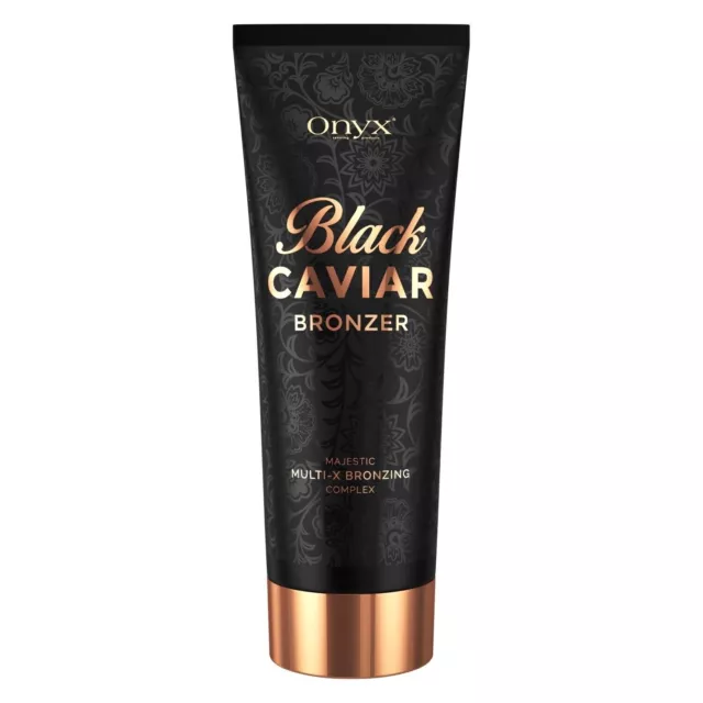 Lotion bronzante cosmétique pour solarium Onyx Black Caviar au complexe...