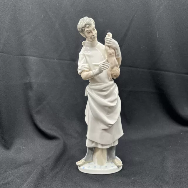 Lladro Figurine Doctor OBSTETRICIAN OB/GYN with Baby #4763 Retired 14.5” Spain