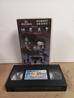 AL PACINO - Robert De Niro - Heat - VHS Video - Pal - Video Cassette £5