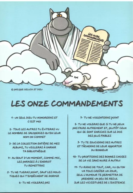 Ex-Libris Le Chat Les Onze Commandements De Geluck Tirage Limite Et Neuf