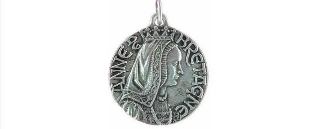 Médaille Grande Taille Anne De Bretagne En Argent Massif - TOULHOAT - Neuf Avec étiquettes