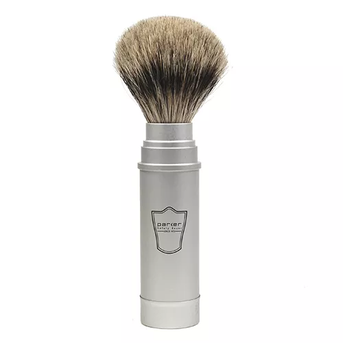 Full Size 100% Pure Badger Travel Shaving Brush from Parker Safety Razor
