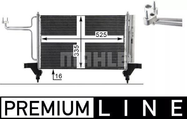 MAHLE Klimakondensator für Stilo FIAT