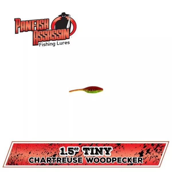 PANFISH ASSASSIN 1.5 tiny shad 2 packs ( chart woodpecker) $9.95 - PicClick
