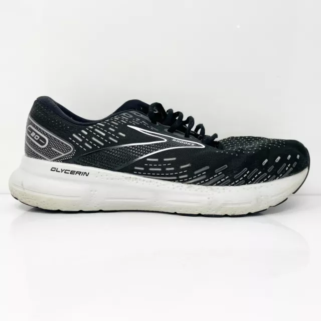 Brooks Mens Glycerin 20 1103822E059 Black Running Shoes Sneakers Size 10 2E