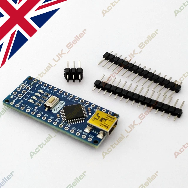 🇬🇧 ARDUINO-COMPATIBLE NANO V3.0 clone, ATmega328P CH340, AVR ...