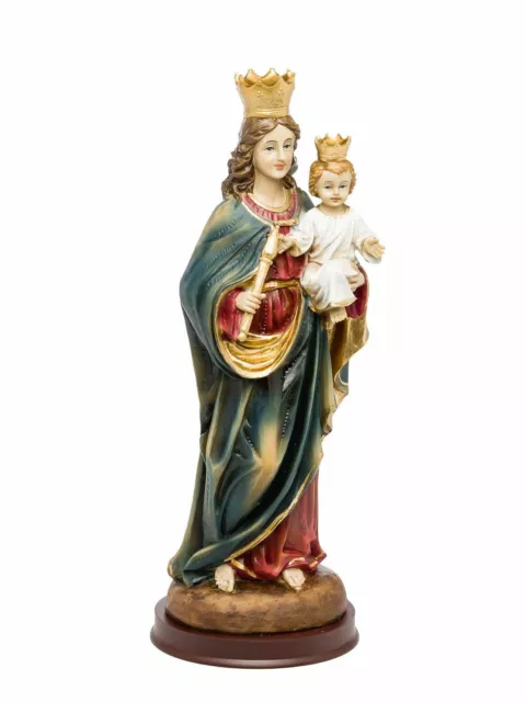 Heiligenfigur Maria mit Jesus Kind 31cm Skulptur Statue Figur Madonna sculpture