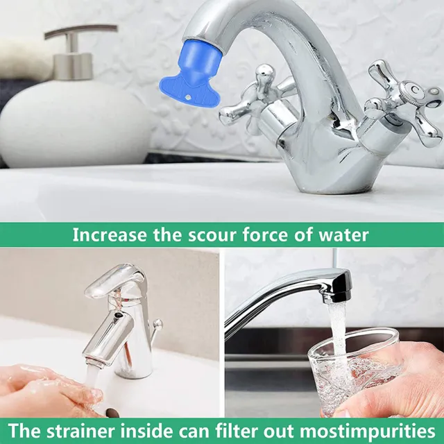 8pcs Faucet Aerator Mixing Flow Restrictor Kitchen Bathroom 2 Assembly Wrenches