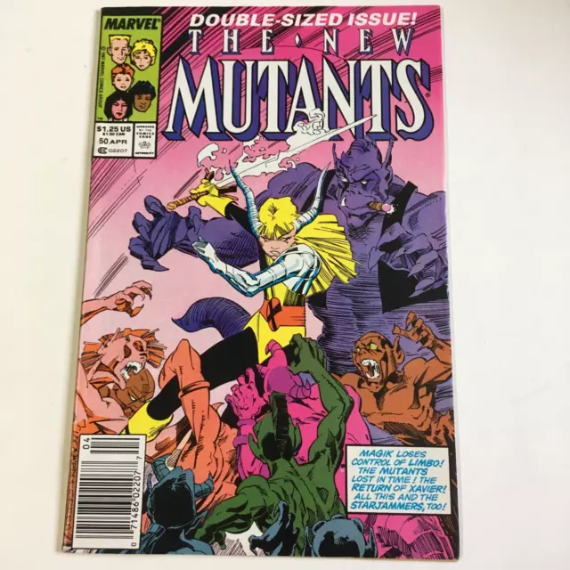 NEW MUTANTS # 50 Marvel Comics 1987 VF/NM Newsstand Double-Sized Issue