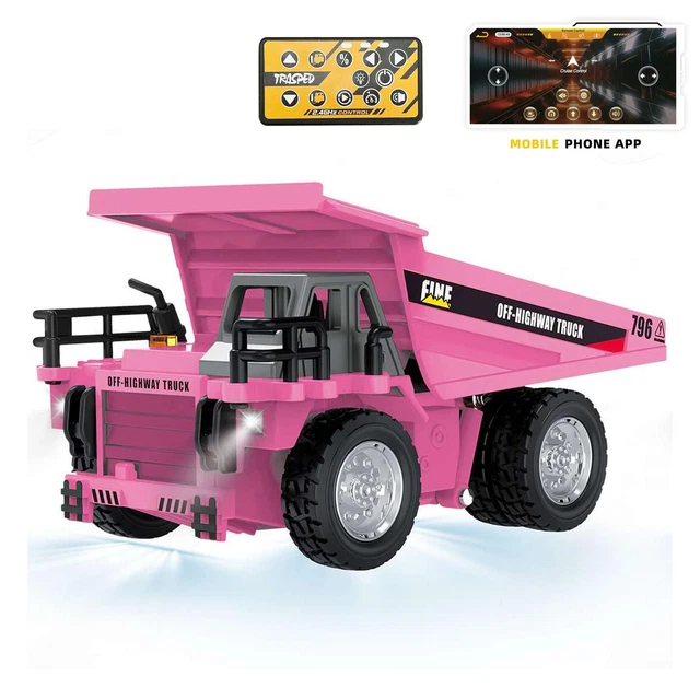 RC DUMPER TRUCK 1/64 Mini Car HG4-431 Tipper RTR Light Sound Model ...