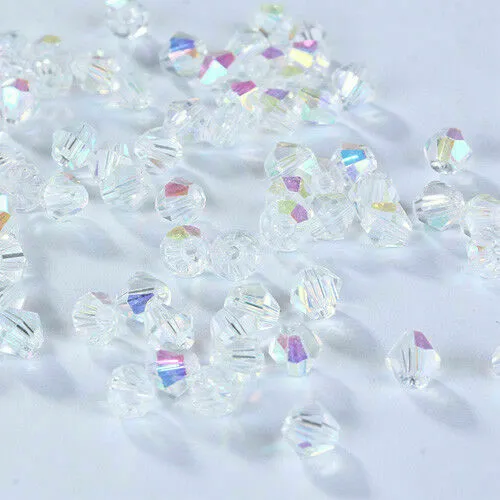 1000pcs/4mm Crystal Loose  Bicone Jewelry making beads 5301 DIY