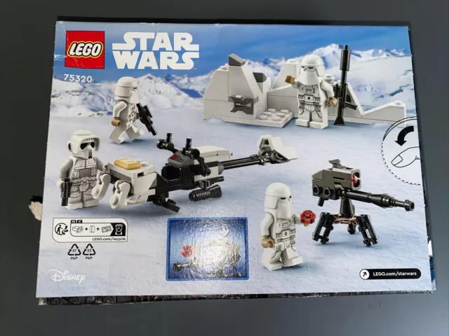 LEGO 75320 Star Wars Snowtrooper Battle Pack - Nuovo e sigillato - Scatola danneggiata