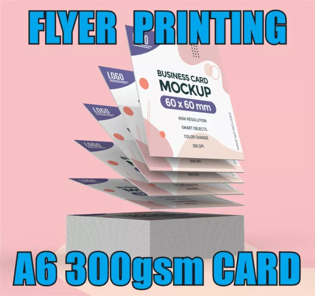 A6 Full Colour 300gsm Flyers Leaflets Postcards Printing Service