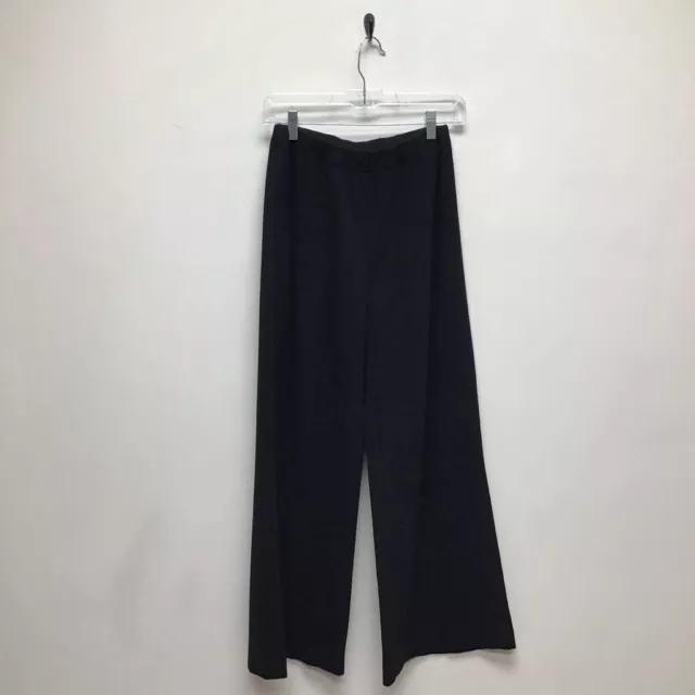 Lafayette 148 New York Womens Straight Leg Pants Black High Rise Pull On S