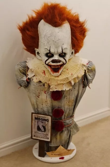 1:1 Pennywise Torso Bust - from IT - Overhauled Trick or Treat Studios Mask.