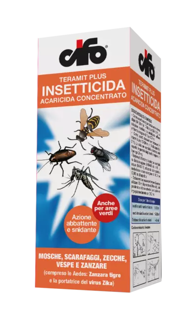 Insetticida Acaricida  Cifo Teramit Plus Flacone 100 Ml Anche Per Aree Verdi