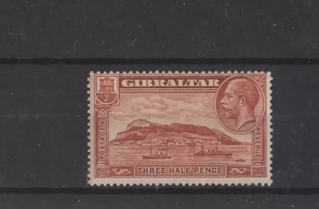 GIBRALTAR , 1931,  SG111a  1 1/2d RED-BROWN, MNH + GUM  P13.5 x 14        CV £18