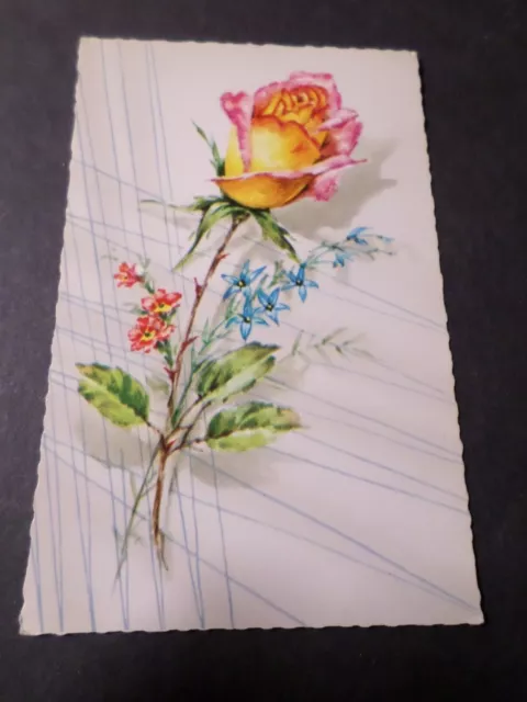 CP Postal- Tema Flores, Rosas, Flores Tarjeta Postal 001