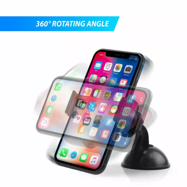 Insten Car Windshield Cell Phone Holder Car Mount Bracket for iPhone XS Max XR