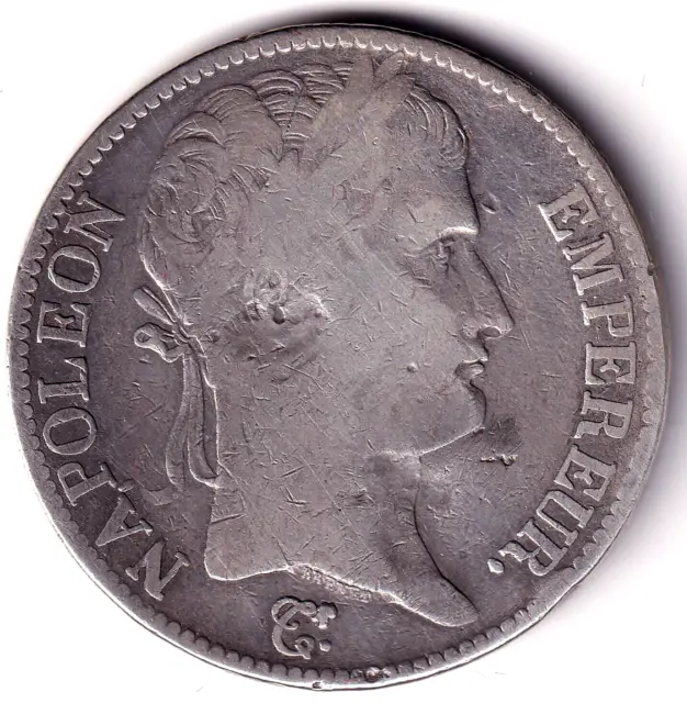 AV-VD Frankreich 1812 A Paris 5 Francs Napoleon I.  Silber BN1