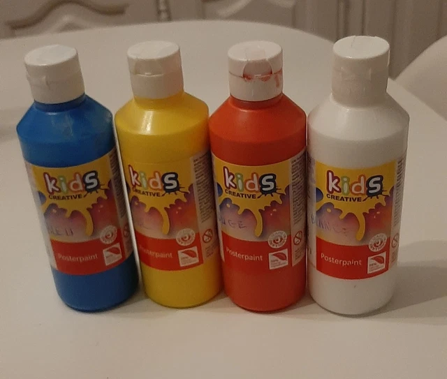 Gros lot gouache et peinture acrylique + pinceaux