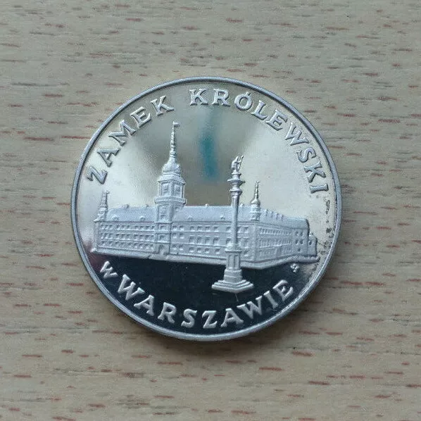 Polen: 100 Zloty "Königsschloss in Warschau" 1975 (Silber - polierte Platte/PP)!