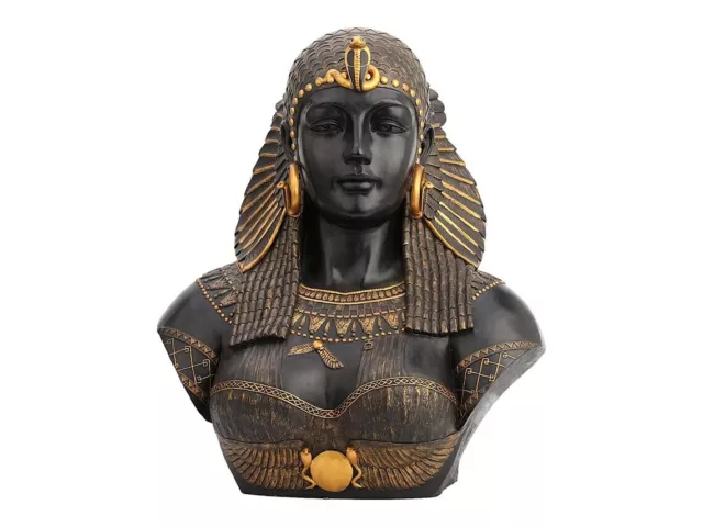 Queen Cleopatra life-size Bust Cold Cast Resin Statue Sculpture Figurine