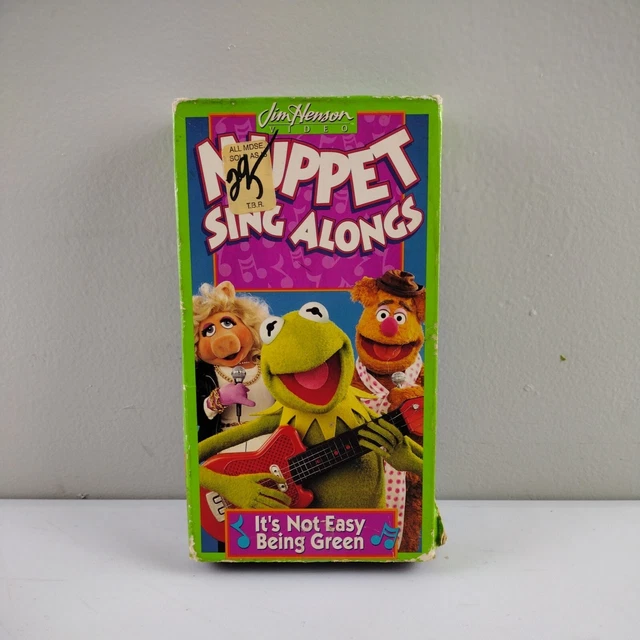 Muppet sing alongs its not easy being green vhs 1994 tested works