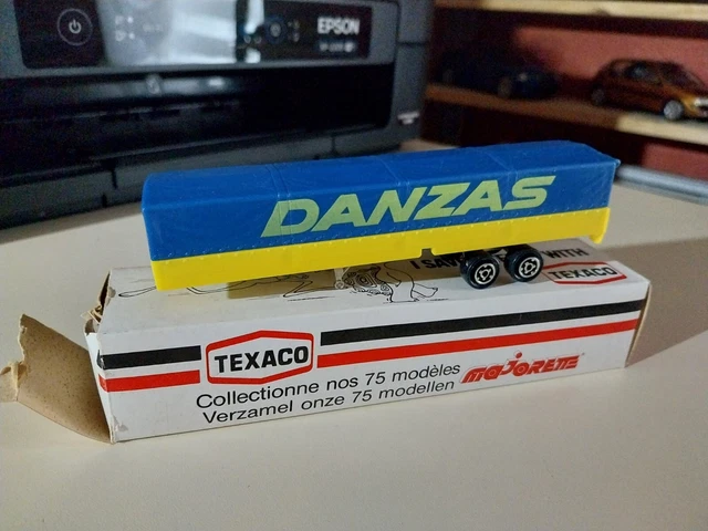 MAJORETTE CAMION VOLVO Jaune 1/100 Métal Véhicule Miniature Ancien EUR