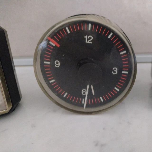 Lotto 3 Sveglie Seiko Junghans Ora 2 Per Ricambi Da Sistemare Anni 1970 3