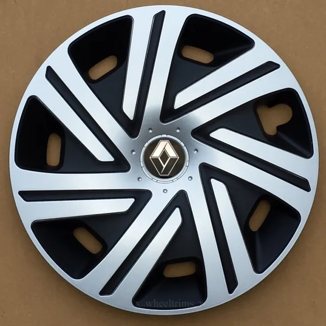 Brand New silver/black  15" wheel trims to fit Renault Scenic, Megane, Kangoo