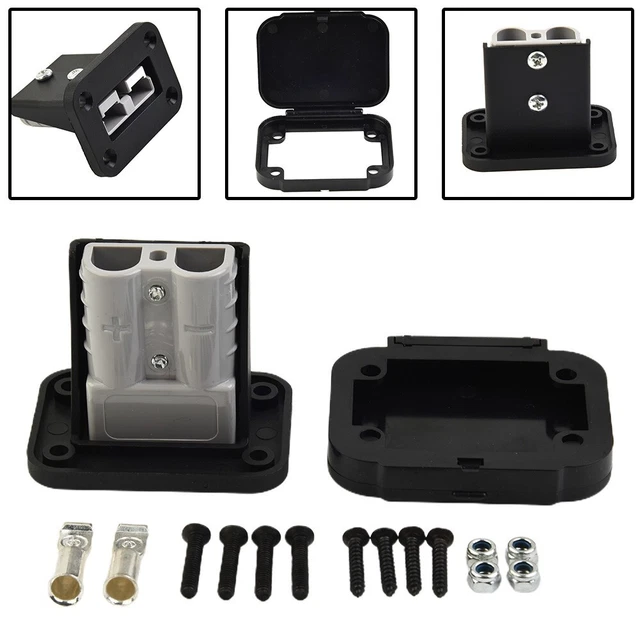 For Anderson Plug-Connector Flush Mount Panel Bracket 50A With Cover+plug,AU
