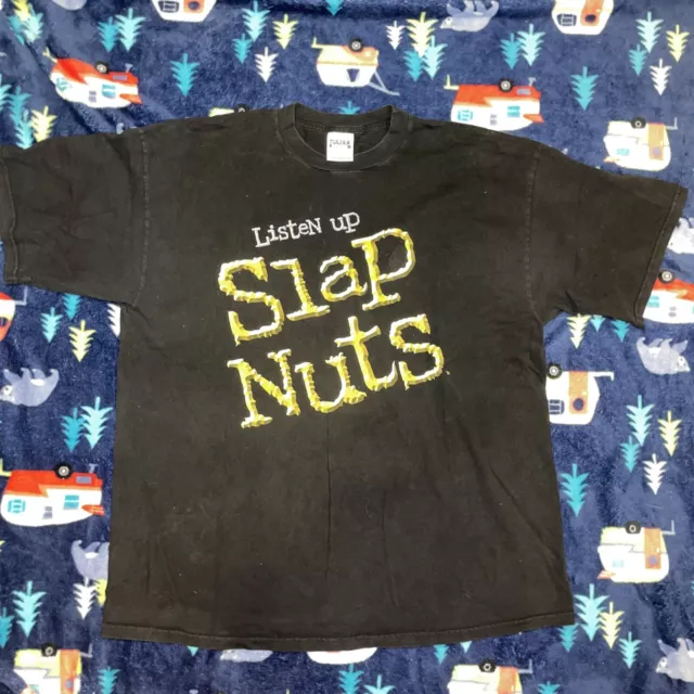 Slap Nuts Vintage WCW NWO WWE Retro 90s VTG T-Shirt Large Jeff Jerret