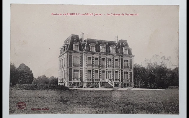 cpa-10-Environs de ROMILLY-sur-SEINE-Le Château de Barbanthal,tbe,cliché rare!!