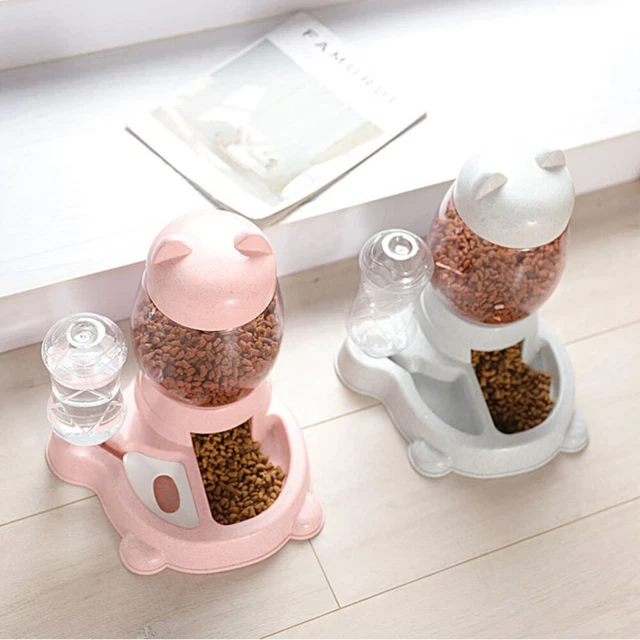 Storage Containers Timed Pet Feeder Cat Auto Feeder Cat Bowl 2