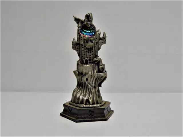 The Fantasy Of The Crystal Chess Piece Fortress Of Doom Rook Danbury Mint (G)