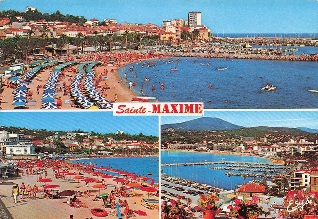 Sweat à Capuche Sainte-Maxime 83 Var Côte D'Azur - Design Vintage "La Vie Est Meilleure" - Cadeau Fan France