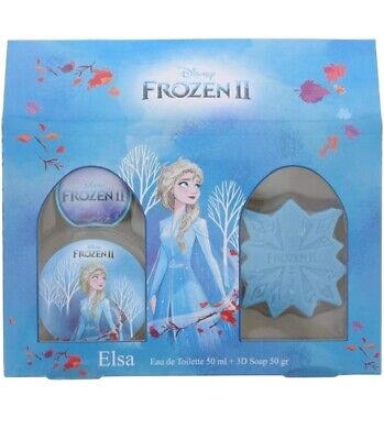 Frozen II Elsa de Disney, juego de regalo para casa de 2 piezas para niñas nuevo