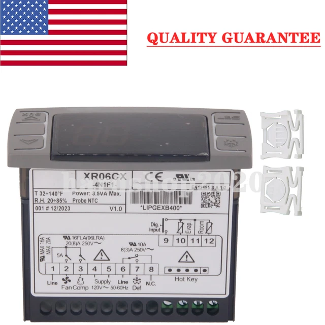 XR06CX-4N1F1 For Dixell Thermostat Temperature Controller Freezer Refrigerator