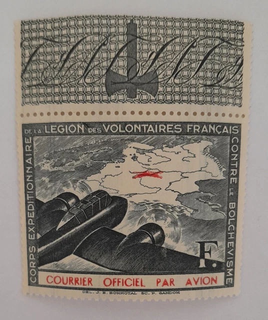 Timbre Légion des volontaires français contre le Bolchevisme L V F  1941 n° 2