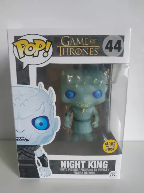 Funko pop Game of thrones Night King Glow in the dark VAULTED Exclusive-VER FOTO