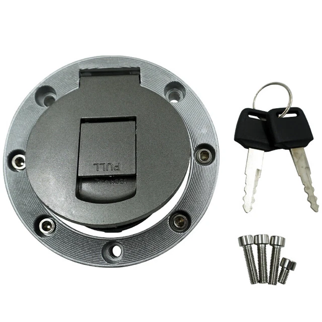 Universal Motorbike Motorcycle Modification Fuel Gas Tank Cap Lock with 2 Keys