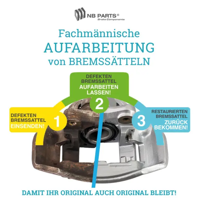 Traitement Etrier de Frein Essieu Avant pour Audi 80 VW Passat B1