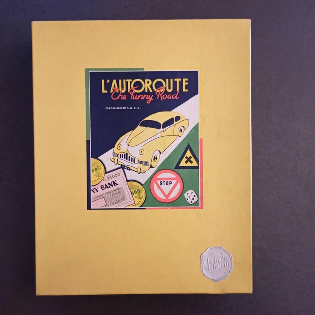 Jeu L'autoroute Dujardin – The Funny Road, Complet, Années 50, Vintage