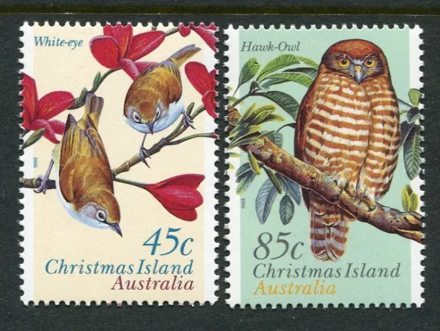 1996 Christmas Island Land Birds - MUH Complete Set