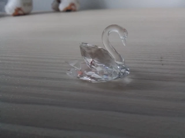 SELTEN Swarovski Kristall KLEINER SCHWAN 015152 neuwertig ausverkauft