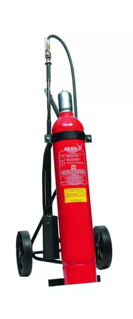 Jockel® Feuerlöscher 30 kg fahrbarer CO ² Kohlendioxidfeuerlöscher