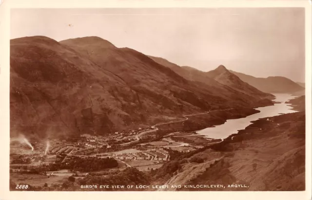 uk15097 loch leven and kinlochleven argyll scotland real photo uk